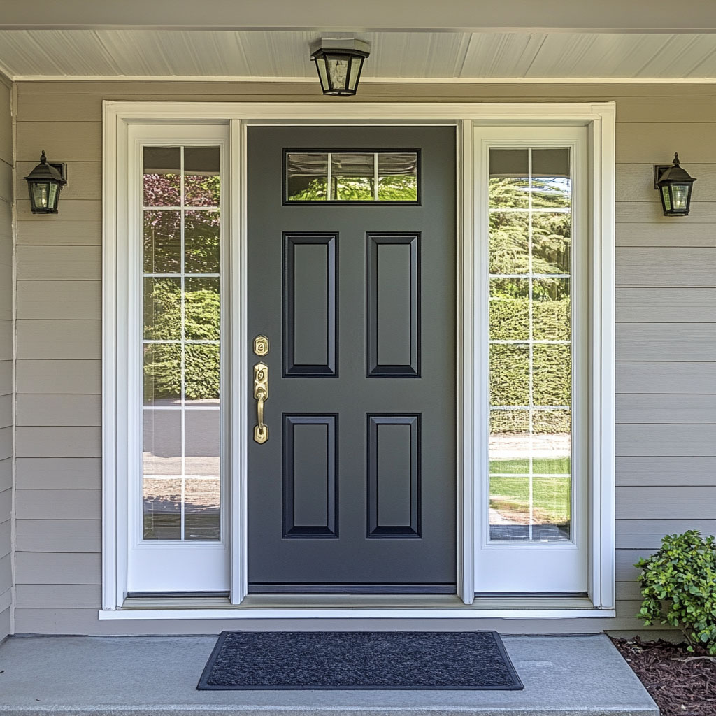wooden door and window installation with JH Studio Furniture